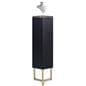 Floor standing pedestal with geometric shape