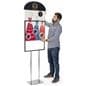 Dimensional sign frame insert with top insert loading style