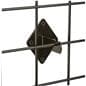 Gridwall mount brackets are compatible with standard grid and slatgrid panels