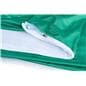 Green screen backdrop panel with zipper