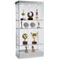 Display Showcases: Silver Grace Tyler Showcases - Silver Painted MDF
