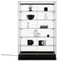 All Glass LED Showcase, 47" Shelf Width