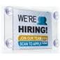 Window sign holder with suction cups