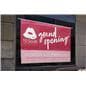 Custom size banners designed for indoor use