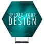 Double sided replacement graphic for HEXBWALLSS_Hexagonal pop up display will attract those passing by 