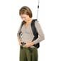 Walking flag backpack set with locking straps 