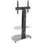 Glass and Metal TV Stand, VESA Compatible