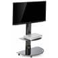 Glass and Metal TV Stand