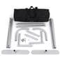 24 inch x 78.75 inch banner stand sanitizer dispenser frame with carry case 