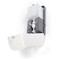 Wall mount sanitizer with dispenser cover with free pour gel refills