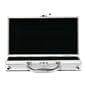 Aluminum case for tabletop display with top handle