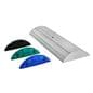 Hardware only premium banner stand with silver base 