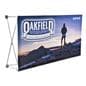 Quick fabric pop up banner with full color custom graphics