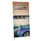 X-frame banner stand replacement poster with grommets in each corner