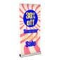 Replacement Poster for silver wing retractable stand with stay-flat vinyl construction