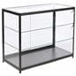 Aluminum Display Case Counter, 46.5" Shelf Width