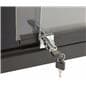 Showcase Counter with LED Spotlights, Aluminum