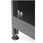 Cash Counter: 24" Wide Black Checkout Counter