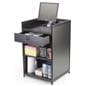 Cash Counter: 24" Wide Black Checkout Counter