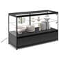 Lighted Glass Display Counter, Black