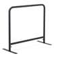 Custom cafe barriers with powder coated frame