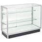 Glass Display Cases: 4' Glass Merchandising Vitrine, Ships Unassembled