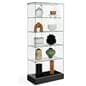 Tower display with matte laminate base