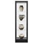 Glass tower display case with  55 lb weight capacity per shelf