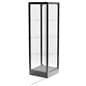 Glass tower display case with 157" power cord