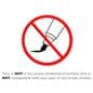 Do not write on digital interactive whiteboard with any type of marker