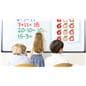 Smart digital interactive whiteboard in classroom 