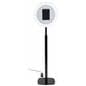 Height-adjustable iPad photo booth stand with light ring