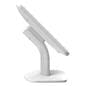 Desktop iPad holder showcasing the smooth and graceful side profile of this unit