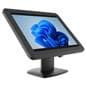 Microsoft Surface kiosk stand with exposed front facing camera and hidden back facing camera