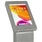 iPad enclosure floor stand with heavy duty aluminum construction 