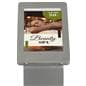 iPad enclosure floor stand features dual locking loss prevention enclosure 
