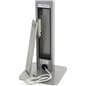 iPad enclosure floor stand with cable management compartment