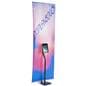 33"w Rails iPad Stand with Banner Hanger