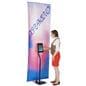 Tall iPad Stand with Banner Hanger