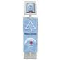 Adjustable branded dual tablet floor stand with full color UV digital printing