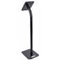 iPad pro floor stand holder with gooseneck metal pole 