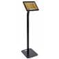 Adjustable iPad pro 12.9" floor stand shown in landscape orientation 