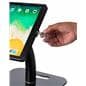 Adjustable iPad pro 12.9" floor stand  with anti-theft enclosure 