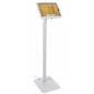 Adjustable 12.9 iPad pro stand with rotating aluminum enclosure 
