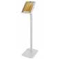 Floorstanding adjustable 12.9 iPad pro stand with sturdy base 