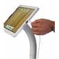 Adjustable 12.9 iPad pro stand with charging port accessibility 