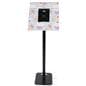 17.5 inch x 20.25 inch personalized tablet enclosure graphic with .6 inch Styrene 
