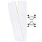 iPad display stand with foam board graphics with included clamps