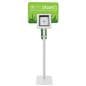 Custom printed replacement header for iPad floor stand