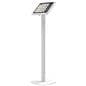 Floor standing Microsoft Surface tablet holder showcasing a grocery store POS graphic